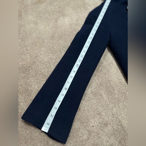 Boden Navy Blue  Pea Coat, large snap buttons, Women’s US size 8, UK size 12 - Picture 6 of 9